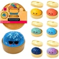 thumbnail image 1 of Mystery Seashell Dumpling Squishy, Colorful Cute Bao Bun Dumplings Squeeze Balls Stress Relief Sensory for Holiday & Birthday Gifts (Random), 1 of 11