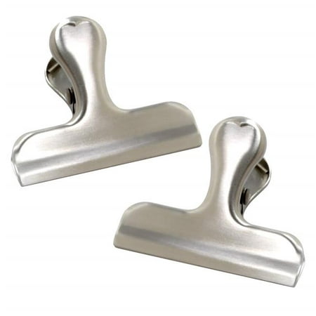 

168 Stainless Steel Bag Clips 2 Piece