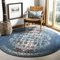 thumbnail image 3 of SAFAVIEH Monaco Annabelle Vintage Area Rug, Blue/Ivory, 6'7" x 9'2", 3 of 11