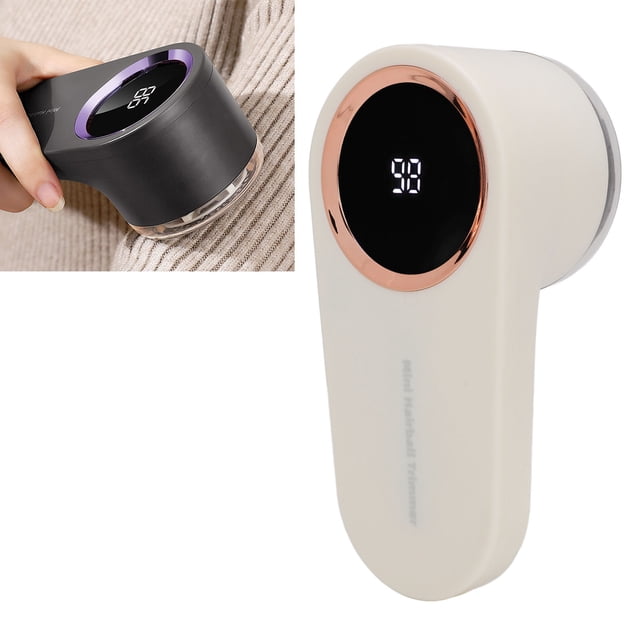 Remover de Pelusa Eléctrica, Rasuradora de Tela Inalámbrica y Cepillo de Pelusa 2 en 1, 6 Hojas de Hojas, Definición de Suéter para Ropa, Eliminar rápidamete las bolas
