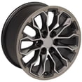 thumbnail image 4 of OE Wheels CV54 17 Inch Rim Fits Colorado ZR2 Style 6x120 17x8 Satin Gunmetal Machined Face - Two Tone - Hollander 5891 (1), 4 of 5