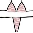 thumbnail image 1 of Fvwitlyh Plus Size Tankini Swimsuits For Women Women'S Solid Color Three Point Thong Bikini Swimsuit, 1 of 5