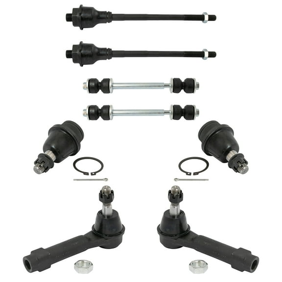 TRQ 8pc Steering Suspension Kit Ball Joints Tie Rods Sway Bar End Links PSA81000 Fits select: 1999-2007 CHEVROLET SILVERADO, 2000-2006 CHEVROLET TAHOE