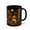Black, variant on Halloween Mug Monster Mushroom Village Coffee Cup for Morning Drinks Halloween Fans