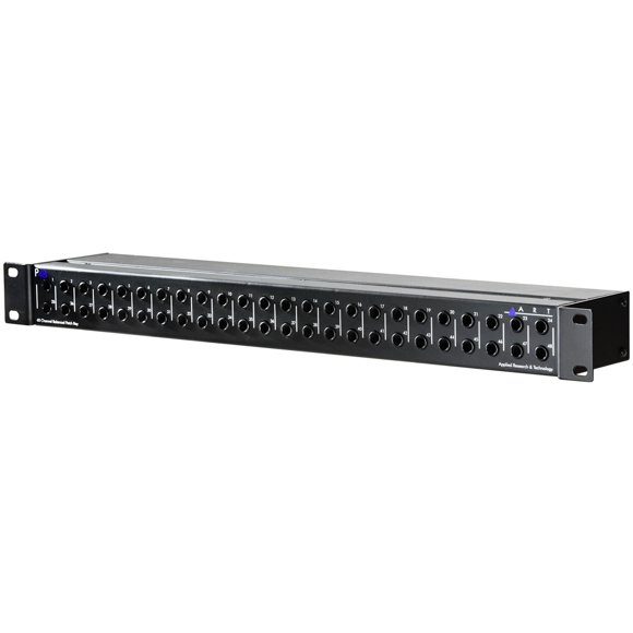 Soporte Patch Bay ART Pro Audio P48-48 con equilibrio de puntos de 19 pulgadas