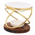 thumbnail image 4 of HINTRMENT Tealight Holder Aromatherapy Essential Oil Diffuser Golden 1Set, 4 of 8