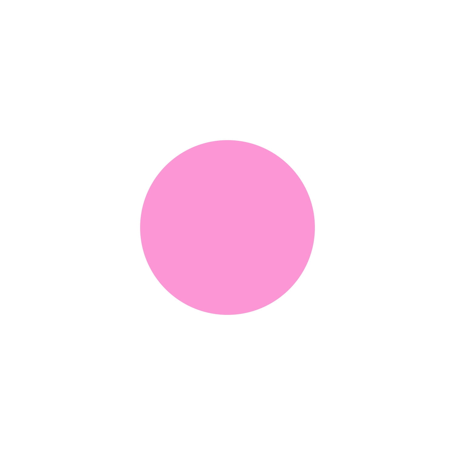 LiteMark 8.5 Inch Pink Dot Decal Stickers for Floors and Walls Pack