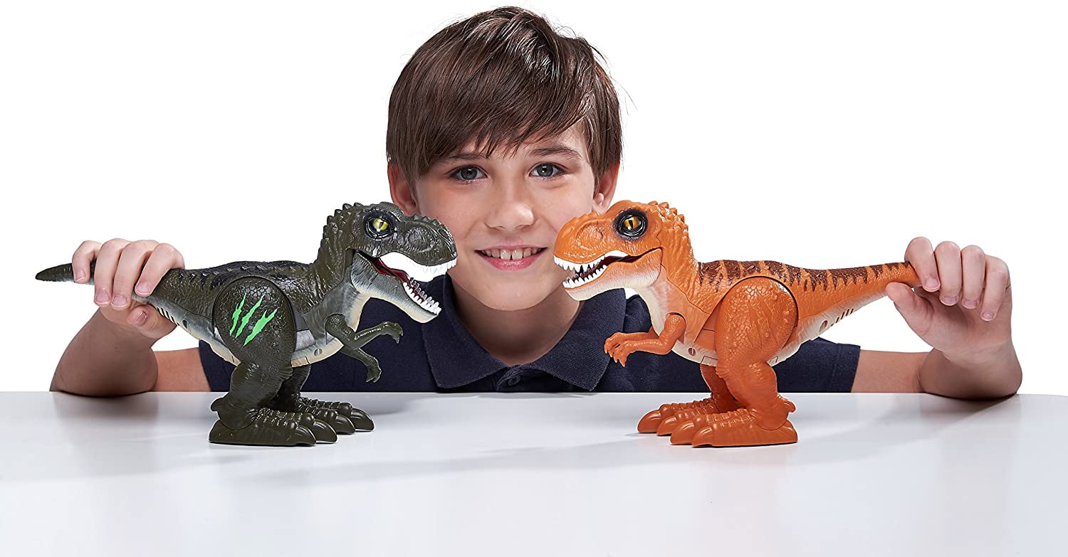 Tobar Robo Alive Dino Walking Roaring Robotic T-rex Kids Toy Christmas Gift 