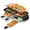 Green, variant on Indoor electric Frying Pan & Smokeless Grill, 1700W, Non-Stick Detachable Plate, Grill Net, Temperature CONTROL, Dishwasher Safe, Holiday Gift