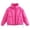 Hot Pink, variant on ZHUGeLI Women's Winter Puffer Jacket Cropped Lightweight Zip Up Padded Coat Oversized Stand Collar Short Quilted Jackets