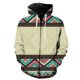 thumbnail image 1 of Sudadera con capucha y cremallera para hombre, diseño de árbol de coco de isla tropical, estilo hip hop, unisex, de manga larga, con estampado 3D de primavera, de gran tamaño, 1 of 6