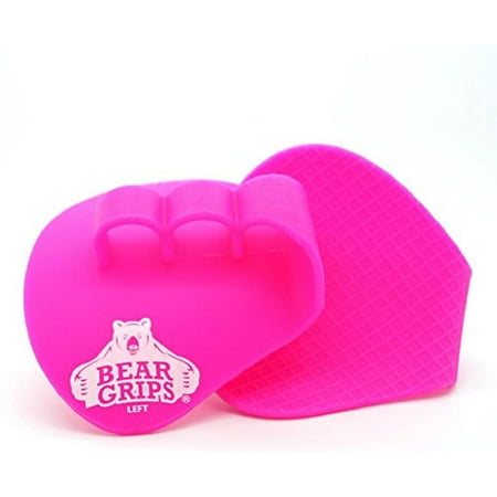 Bear Grips Workout grips added 3.5mm thickness to Tone arms, take stress off joints, use more biceps, triceps, forearms Better Grip Than Workout Gloves. Multi-Colors. Pink Medium. Sold in