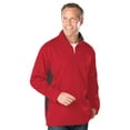 thumbnail image 1 of BlueGeneration Mens Wicking 1/2 Zip Blocked - Red Extra Large Trim Graphite, 1 of 1