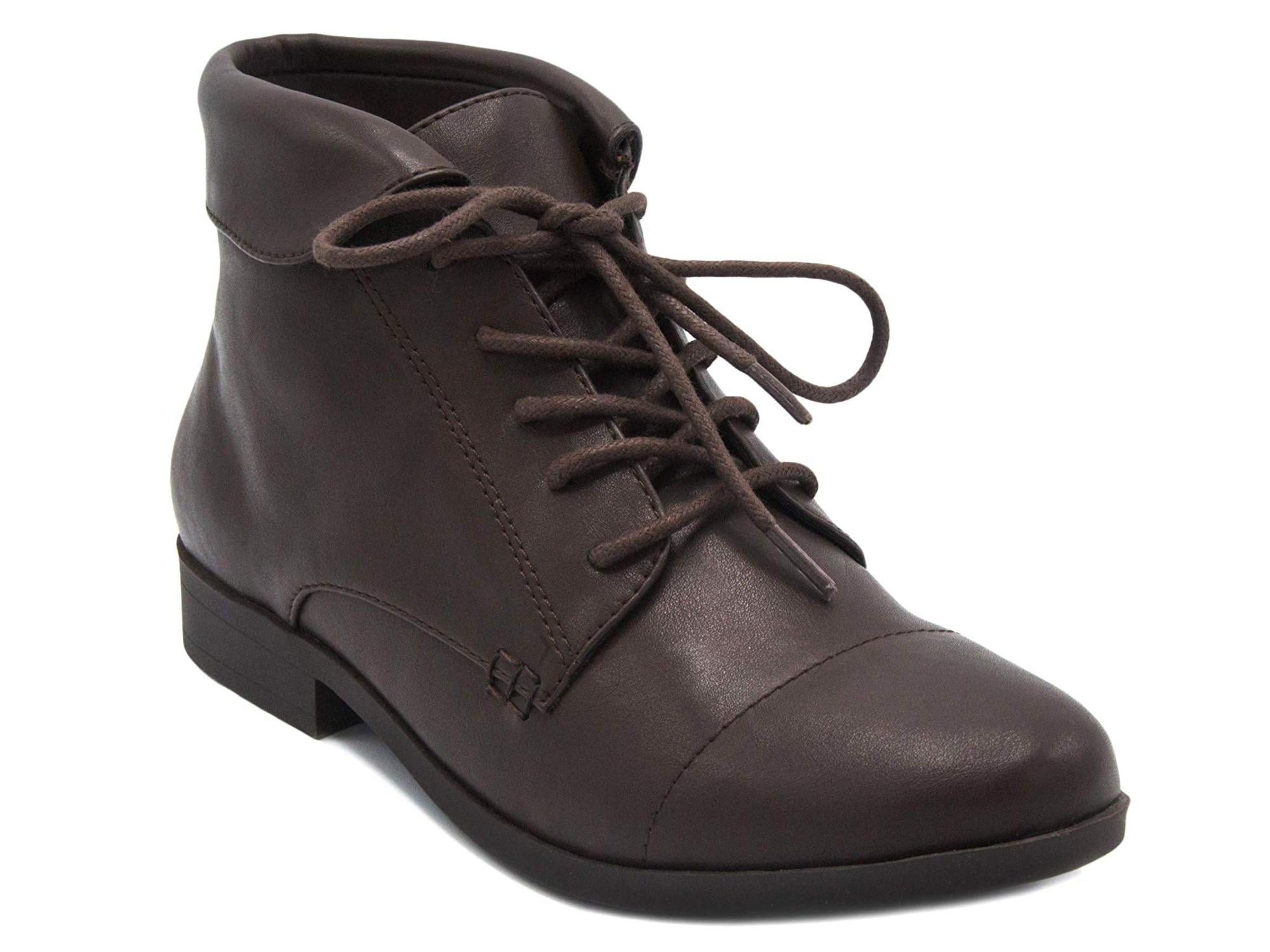 ladies laced ankle boots