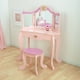 thumbnail image 2 of Tocador y Banco de Madera KidKraft Princess Vanity 76123, 2 of 4