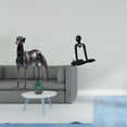 thumbnail image 2 of Dualoai Thinker Resin Animal Figurine Abstract Sculpture Home Decor Table Centerpiece Desk Figure Living Room Hotel Christmas Decorative Simple Tabletop Ornament Cabinet Bedroom Bookshelf, 2 of 8