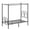 Black, variant on VECELO Twin Metal Bed Frame, Canopy Four Posters Platform Bed Frame with Headboard & Footboard, No Box Spring Needed, Black