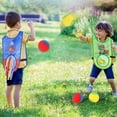 thumbnail image 3 of lanema Throwing Balls Game Set Includes Sticky Vests 3 Balls 5 Colorful Ribbon, 3 of 15
