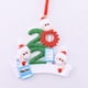 thumbnail image 4 of [Yuexinghui] Propiedad Intelectual Procesada 1PCS2021 Máscara De Resina Manuscrita DIY Adorno De Muñeco De Nieve Colgante De árbol De Navidad Decoraciones Para El Hogar 5 ANGGREK Otros, 4 of 8