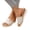 Beige, variant on Women's Wedge Espadrille Slides Linen Woven Upper Jute Trim Moisture Wicking Non Slip Shoes With Eva Outsole, Beige