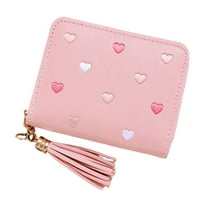 Stylish Cartoon Cosmetic Pouch Wallet with Card Holder and Billfold Organizer for Girls and Kids Mini Purse