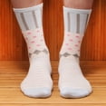 thumbnail image 3 of BambooMN Women's Colorful Bamboo Rayon Polka Dot Stripe Socks - Color 1 - Size 10-13 - 1 Pair, 3 of 4