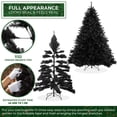 thumbnail image 2 of 6FT Black Spruce Artificial Holiday Christmas Tree with Sturdy Metal Stand, 2 of 7