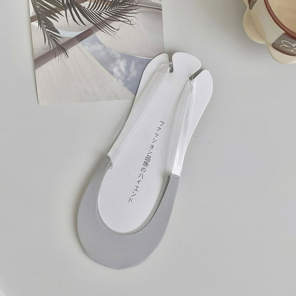 Calcetines con puntera y tacón alto para mujer, de verano, finos, transpirables y antideslizantes.