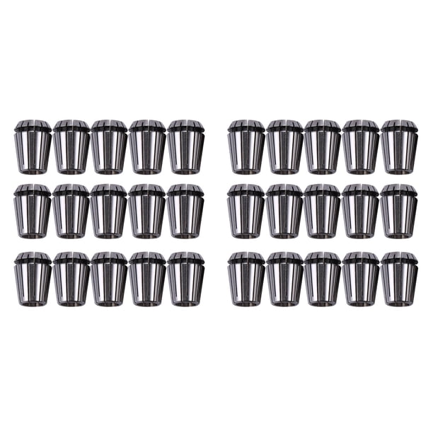 30Pcs ER25 Collet Tool Precision Spring Collet Set de 2 mm Una 16 mm Mandril de Collar CNC para Herramientas de Torno de Fresado Y Motores de Husillo