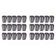 thumbnail image 1 of 30Pcs ER25 Collet Tool Precision Spring Collet Set de 2 mm Una 16 mm Mandril de Collar CNC para Herramientas de Torno de Fresado Y Motores de Husillo, 1 of 5