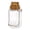 Brown A, variant on KGJQ Bear-Shaped Salad Jar with Built-In Fork Portable Plastic Container for Overnight Oats Fruit Leak-Proof Transparent Salad Container