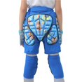 thumbnail image 3 of Greeniant Pantalones cortos acolchados para niños Protección de cadera Pantalones cortos de EVA Equipo de protección para patinaje Esquí Skateboarding Ropa Deportiva, Zapatos No.2 Greeniant OD016441-02, 3 of 6