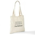 thumbnail image 7 of CafePress - Retired Tote Bag - Unisex Canvas Tote Bag, Beige, 1-Piece, 7 of 7