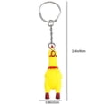 thumbnail image 2 of 4pcs Squeeze Screaming Chicken Keychain Funny Chicken Pendant For Keys Bags Phones, 2 of 2
