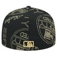 thumbnail image 4 of Men's New Era Black Cincinnati Reds 59FIFTY Day Allover Fitted Hat, 4 of 6