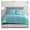 Aqua, variant on Ultra Soft Microfiber 2-Piece Comforter Set with Pillow Sham, Twin/Twin XL, Forest Green