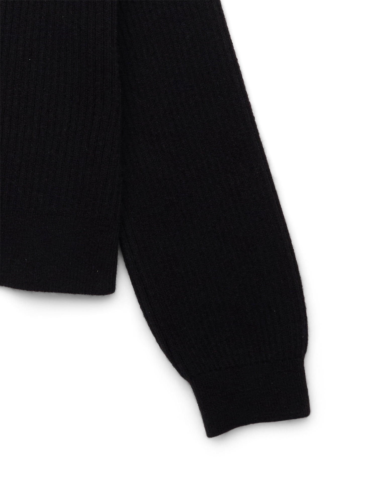 Wonder Nation Girls Ribbed Button Front Cardigan Sweater, Sizes 4-18 & Plus