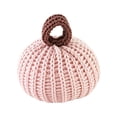 thumbnail image 2 of Mskk Halloween Woven Knitted Yarn Pumpkin Halloween Decoration, Multi Size Crochet Faux Pumpkin Door Hanger Prop, Soft Fabric Pumpkin for Front Porch Fall Tray Mantel Harvest Table Decor, 2 of 9