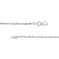 thumbnail image 3 of 14K White Gold Women's 30" 2.15mm Diamond Cut Rope Chain Necklace, 3 of 4