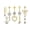 gold, variant on 6 Pcs Dangle Belly Button Rings,Lead-Free and Nickel-Free Belly Rings,Stainless Steel with Copper Belly Button Piercing Cute Belly Button Rings,silver