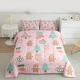 thumbnail image 2 of Castle Fairy Chid Gingerbread Man 3 Pieces Queen Comforter Set,Merry Christmas Ultra Soft Bedding Sets,Polka Dots Bedding Comforter Set,Ultra Soft Home Decor, 2 of 8