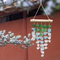 thumbnail image 1 of Campana de viento de vidrio colgante, hecha a mano, elegante, color aleatorio, decoración del hogar para mujeres y hombres, Día de Madre, patio,, 1 of 8