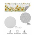 thumbnail image 6 of Summer Floral Front Door Mat Watercolor Rustic Farmhouse Sunflower Eucalyptus Leaves Welcome Doormat Indoor Outdoor Entrance Floor Mat Non-Slip Washable Runner Rug for Front Porch Decor 18x60 Inch, 6 of 6