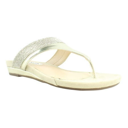 UPC 716142946853 product image for Nina Womens  Yy-FoolsGold/Silver Flip Flops Sandals Size 5.5 New | upcitemdb.com