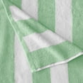 thumbnail image 5 of Great Bay Home Cotton Cabana Stripe 4-Pack Beach Towel  (4 Pack- 30" x 60", Light Grey / Light Green), 5 of 6