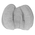 thumbnail image 1 of Almohada de apoyo para el cuello y la cabeza del bebé, almohada de viaje infantil ajustable y transpirable para prevenir la cabeza plana, color gris, 1 of 9