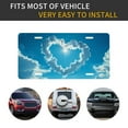 thumbnail image 5 of Kdxio Heart Shaped Cloud License Plate Car Front License Plate Car Decoration Car Accessories Front Tag Plate Standard Size, 5 of 8