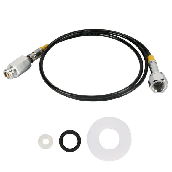 Fictory Adaptateur de Tuyau de Cylindre-1.7 m CGA320 Filetage CO2 Soda Kit d'adaptateur de Tuyau Externe pour Seau de Cylindre d'eau de soude de Cuisine