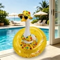 thumbnail image 4 of Gooses Clothes Yard Accent for Home Decors, Bikini Outfit Set for 23 Inch Porch Goose, Striped Two Piece Swimsuit and Beach Hat, Outdoor Summer Lawn Holiday Decoration, 4 of 6