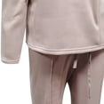 thumbnail image 6 of IROINNID Tracksuit For Women 2 Pieces Set Reduced Sweatshirt High Neck Long Sleeve Pocket Pants Casual Jogging Suit,Pink, 6 of 7